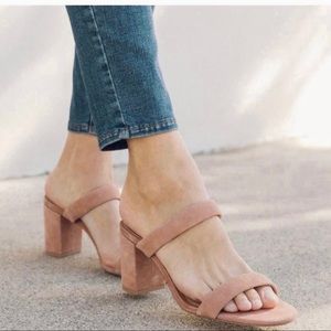 Soludos Ines Heel in Sahara Pink Size US 6.5